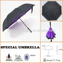 190T Nylon Fabric umbrella wholesale double layer reverse upside down invert umbrellas
